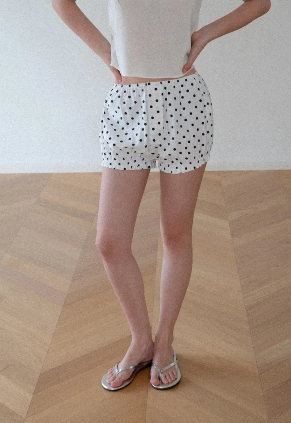 Polka Dot Wrap Skirt