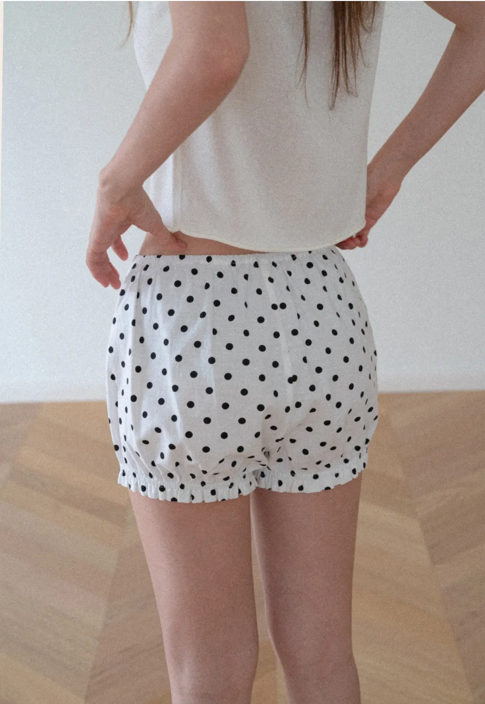 Polka Dot Wrap Skirt