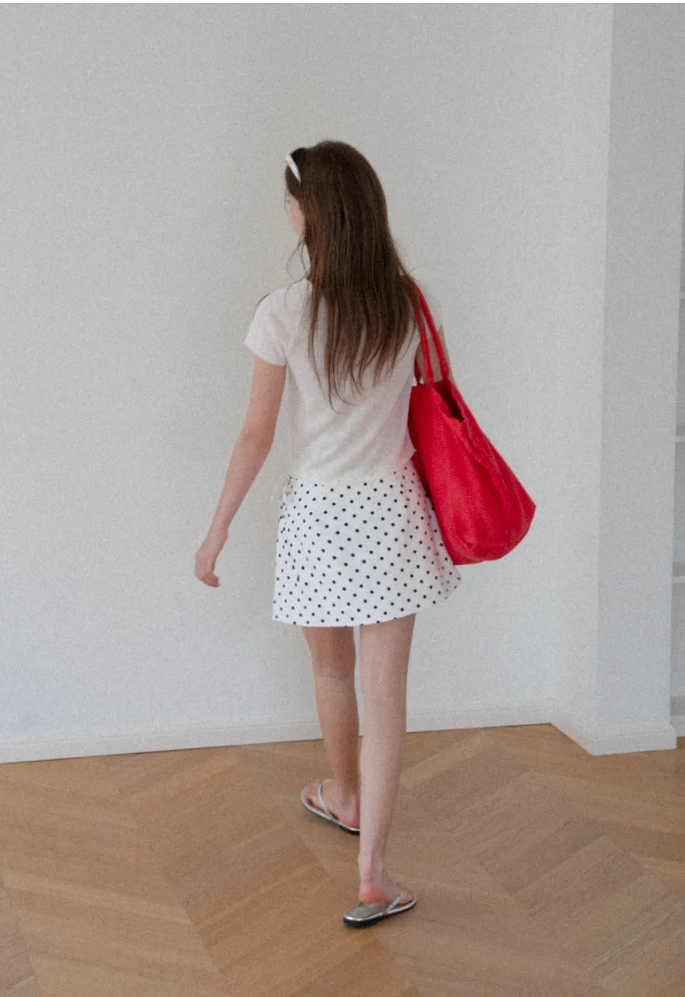Polka Dot Wrap Skirt