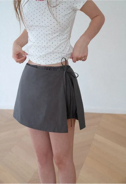 Polka Dot Wrap Skirt