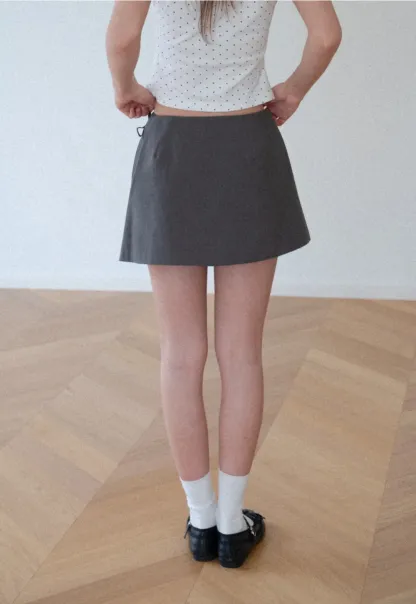 Polka Dot Wrap Skirt