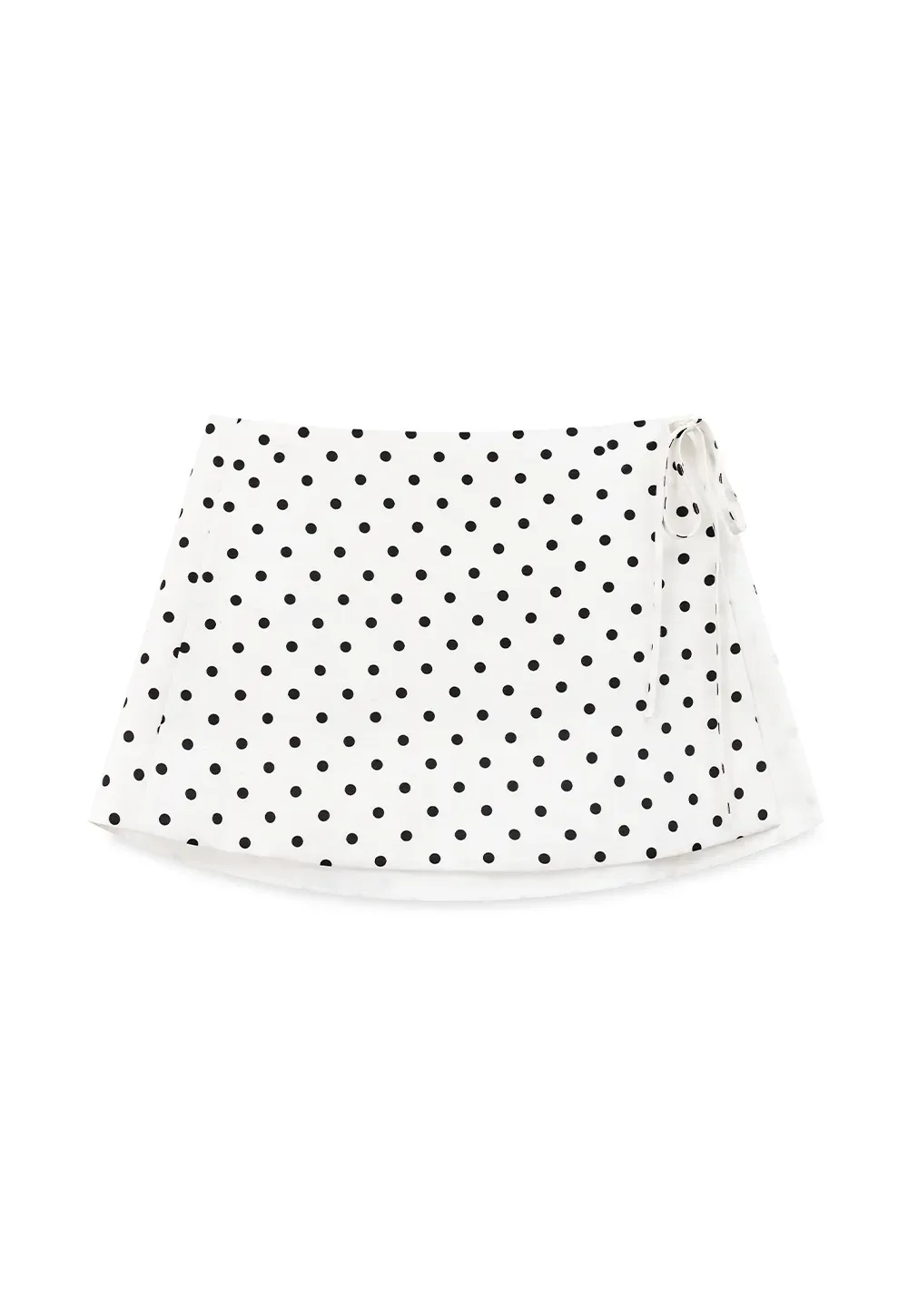 Polka Dot Wrap Skirt