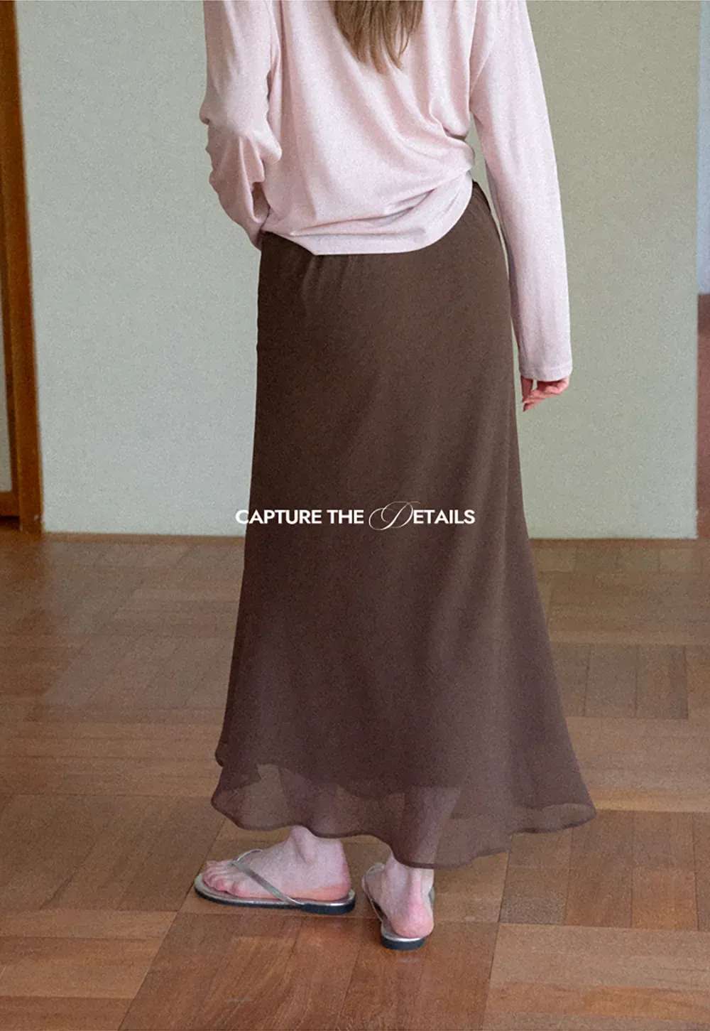 Flowy Maxi Skirt with Drawstring Waist