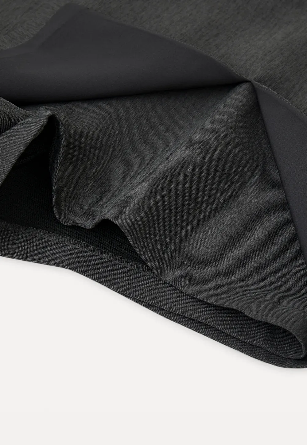 Asymmetrical Front Slit Mini Skirt