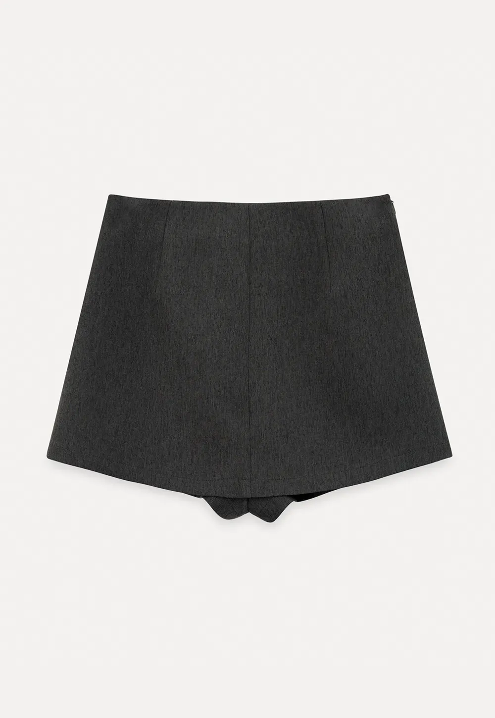 Asymmetrical Front Slit Mini Skirt