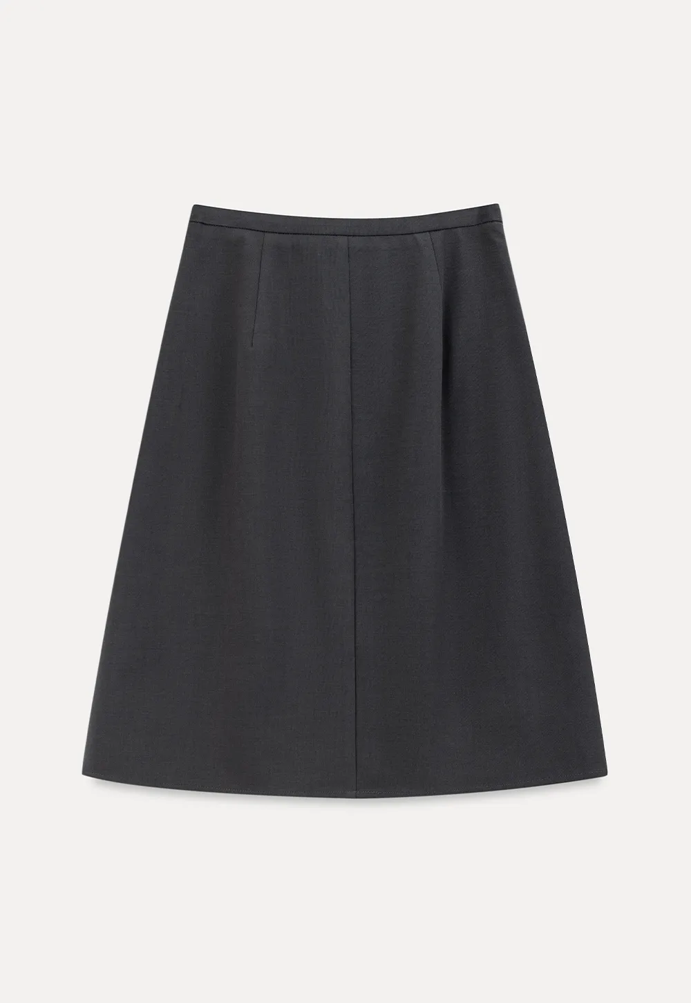 Pleated High Waist Drawstring Skirt