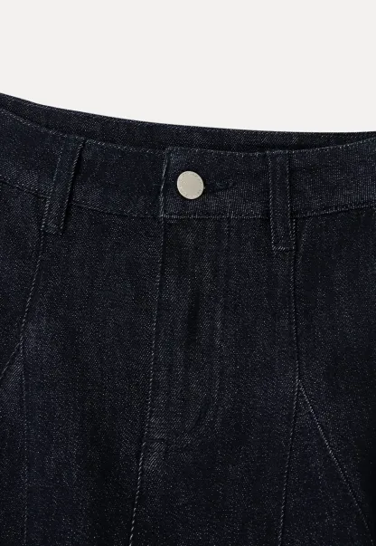 High Waist A Line Flared Skirt