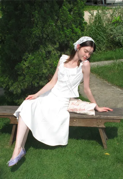 High Waist A Line Flared Skirt