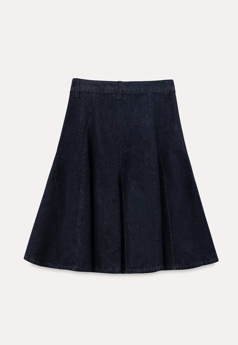 High Waist A Line Flared Skirt