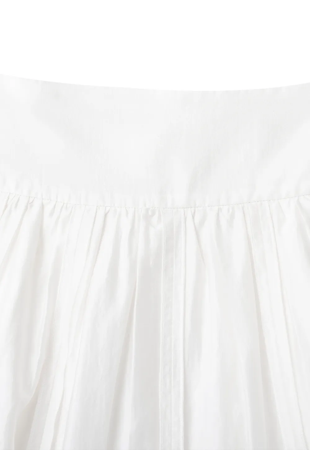 Pleated A-Line Skirt