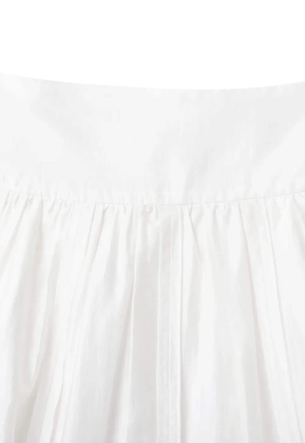 Pleated A-Line Skirt