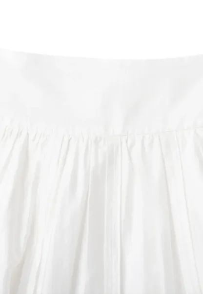 Pleated A-Line Skirt