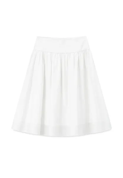 Pleated A-Line Skirt