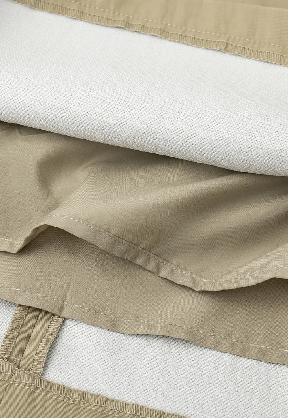 High Waist Mini Skirt with Front Button Detail