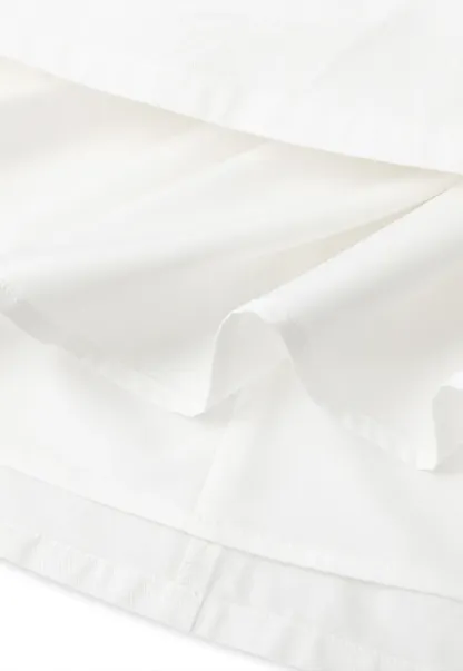 High Waist A Line Skirt with Front Pleats