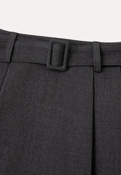 Pleated High Waist Skirt