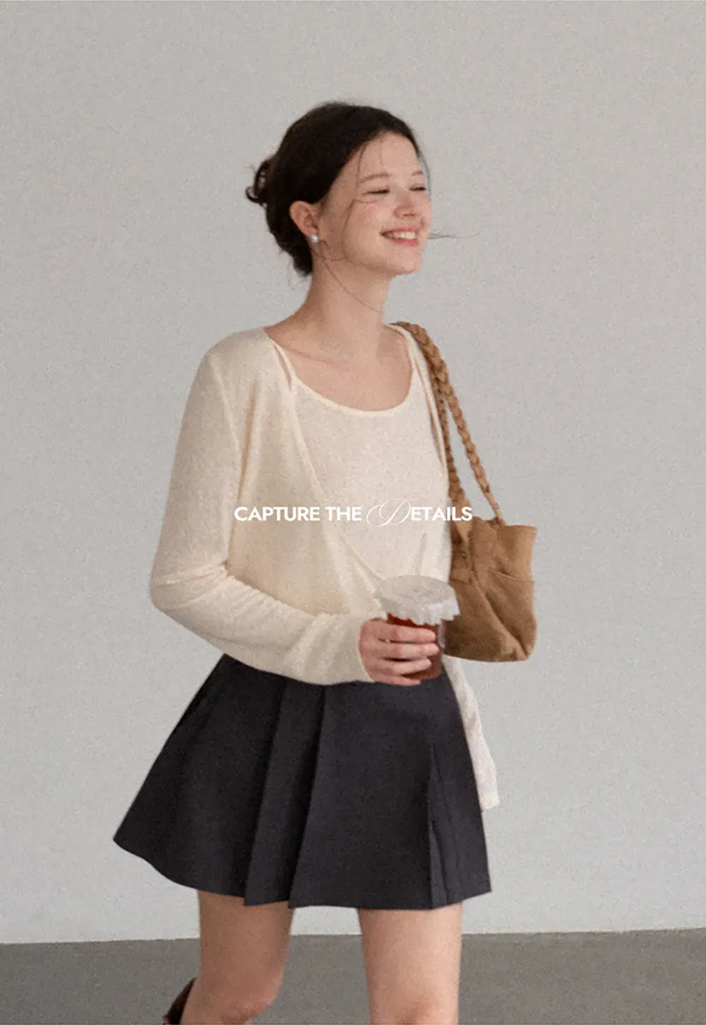 Pleated High Waist Skirt