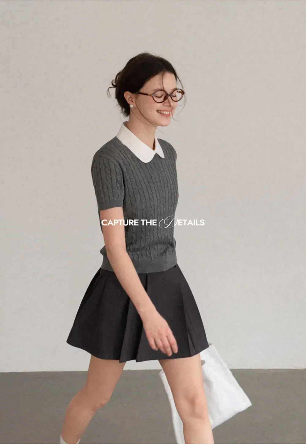 Pleated High Waist Skirt