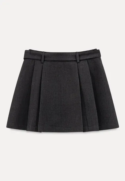 Pleated High Waist Skirt