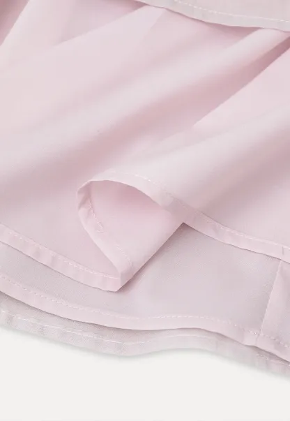 Elastic Waist Flowing Maxi Skirt