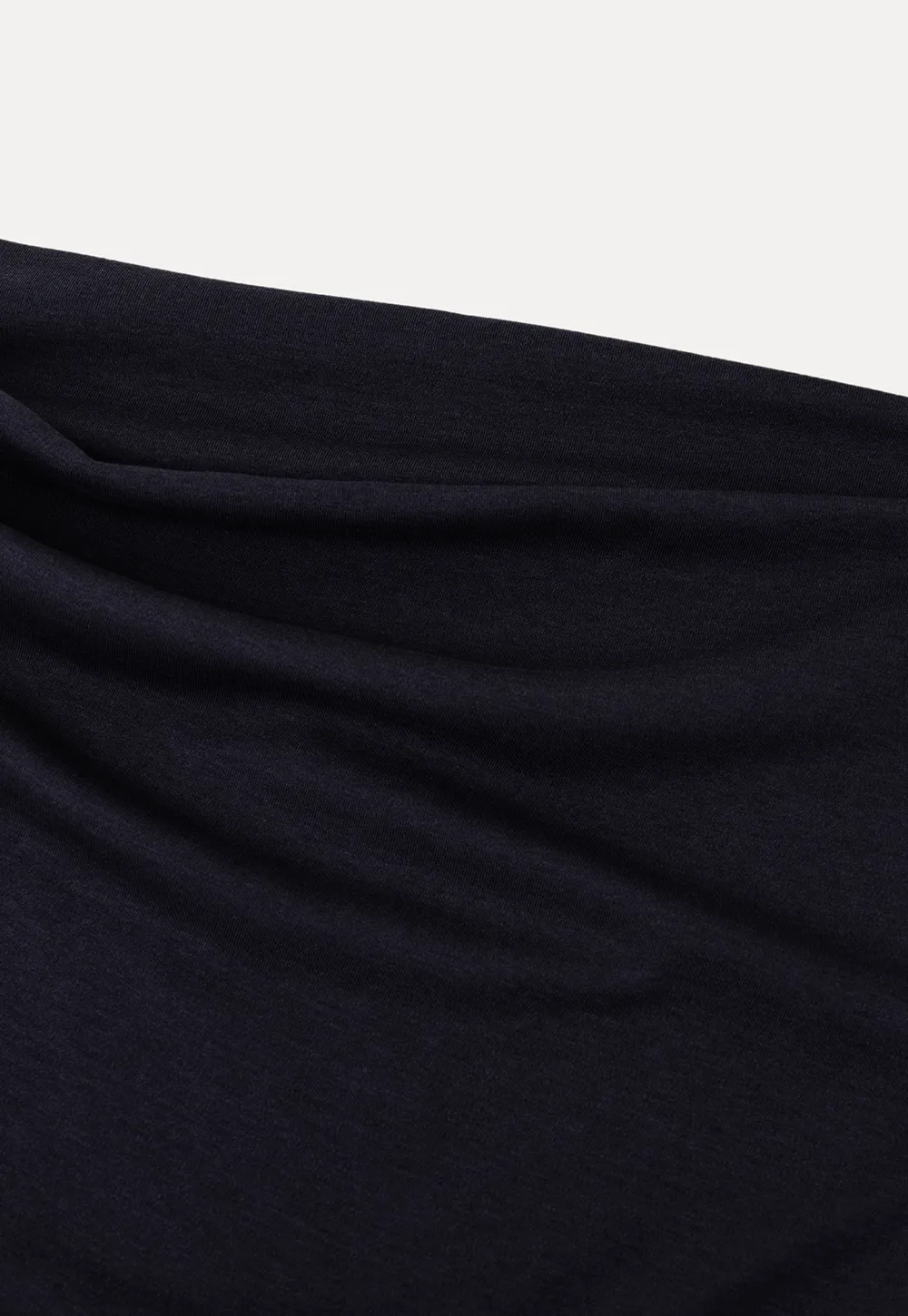 Asymmetrical One Shoulder Top and Flowing Midi Skirt