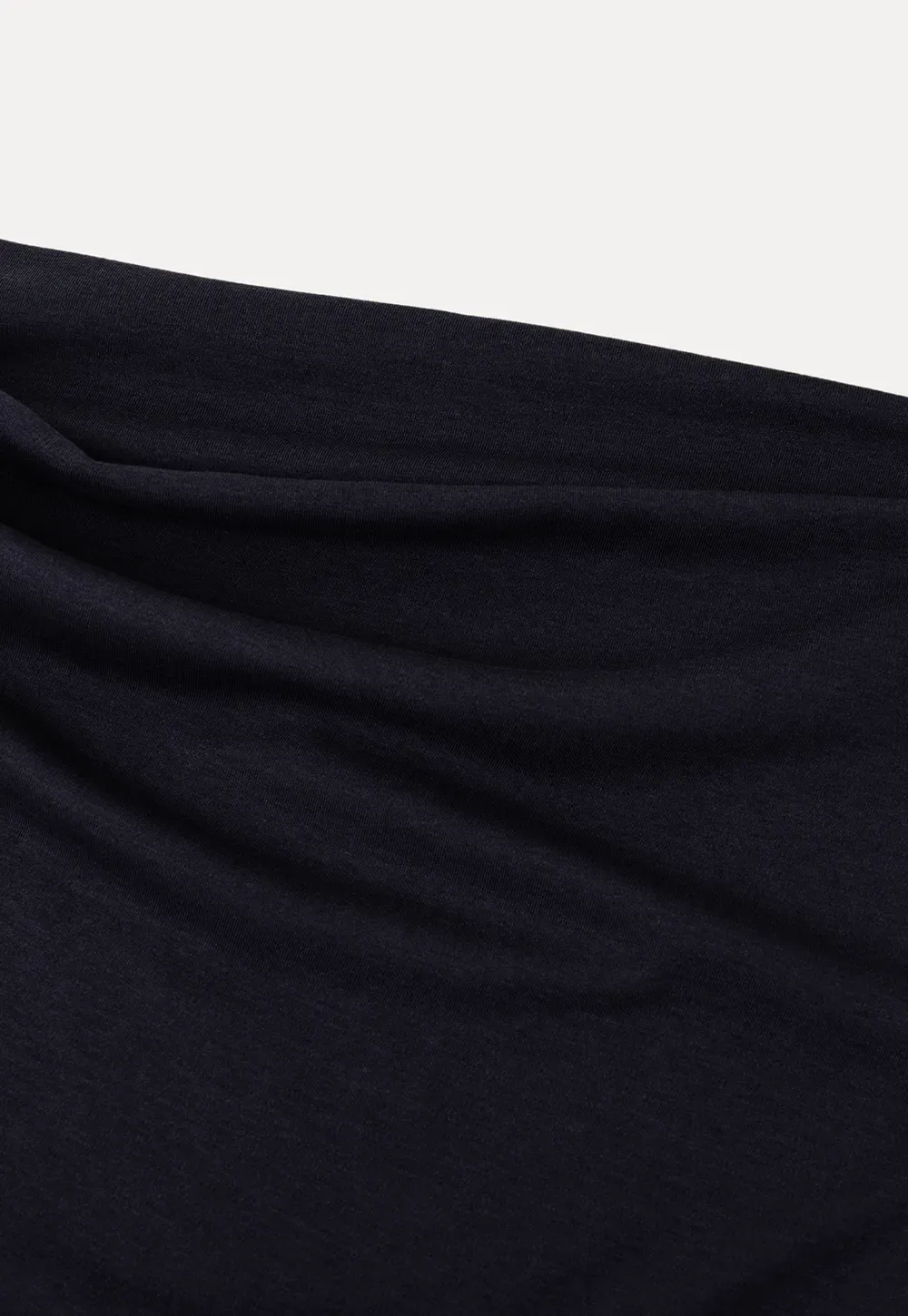 Asymmetrical One Shoulder Top and Flowing Midi Skirt