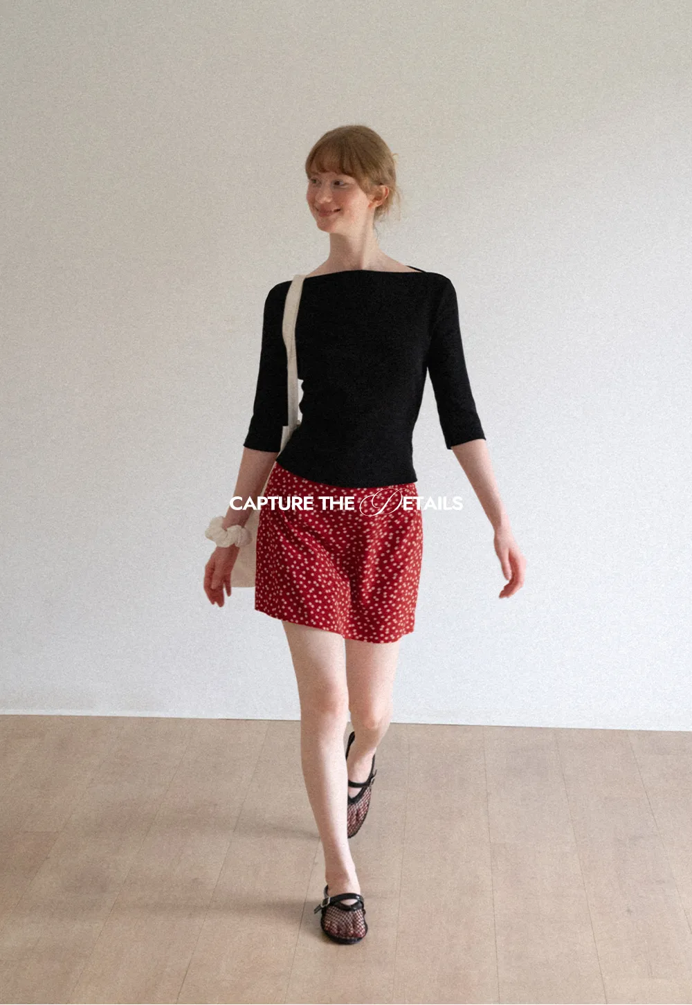 Floral Print A-Line Mini Skirt