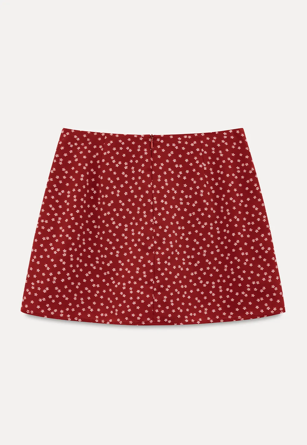 Floral Print A-Line Mini Skirt