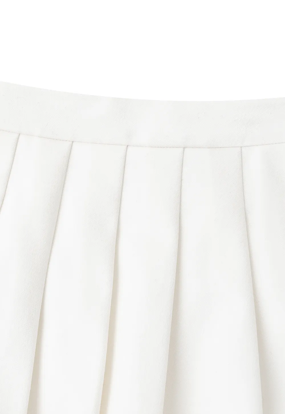 Pleated High Waist Skirt