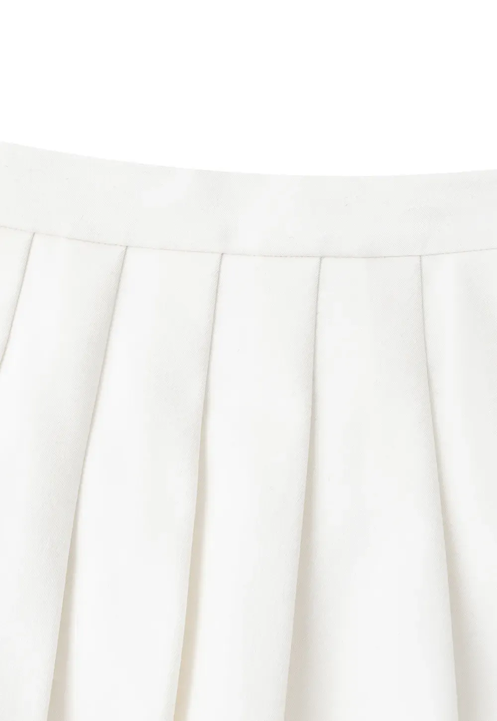 Pleated High Waist Skirt