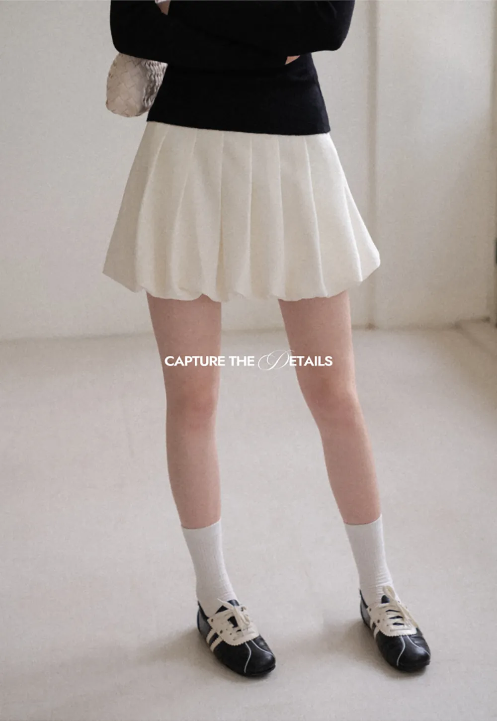 Pleated High Waist Skirt