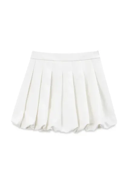 Pleated High Waist Skirt