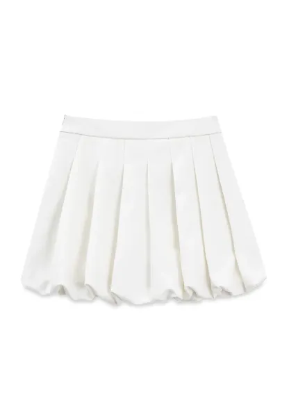 Pleated High Waist Skirt