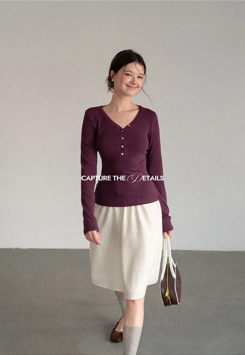 Textured A-Line Skirt with Drawstring Waist