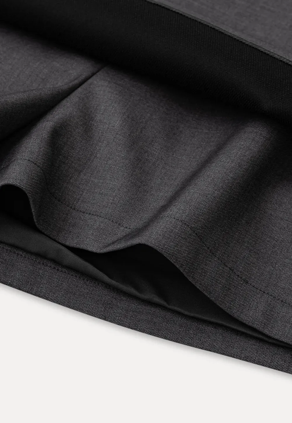 Asymmetrical Hem Mini Skirt