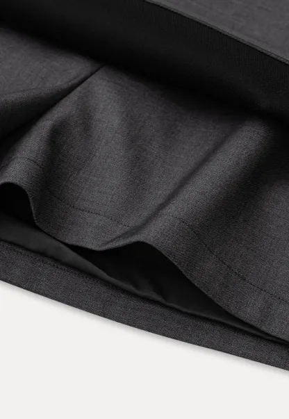Asymmetrical Hem Mini Skirt