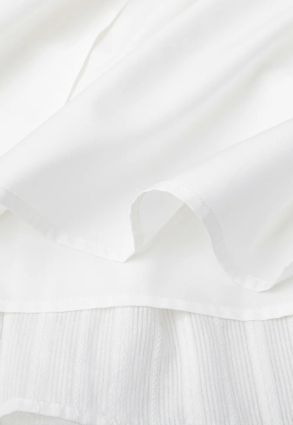 Tiered Pleated Midi Skirt