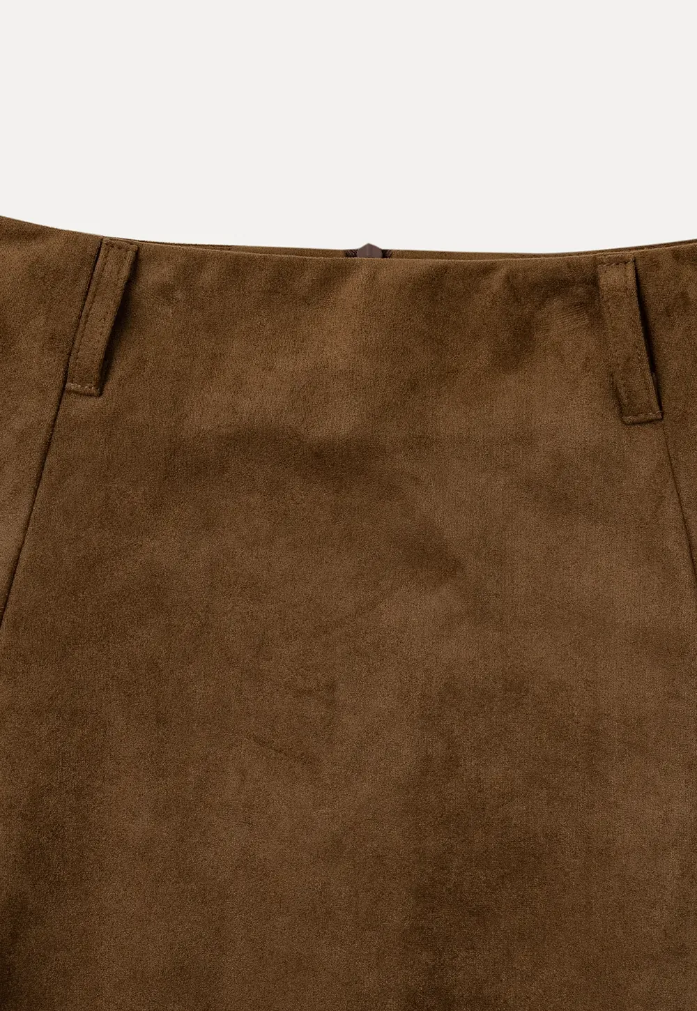 Flared A-Line Skirt with Structured Pleats