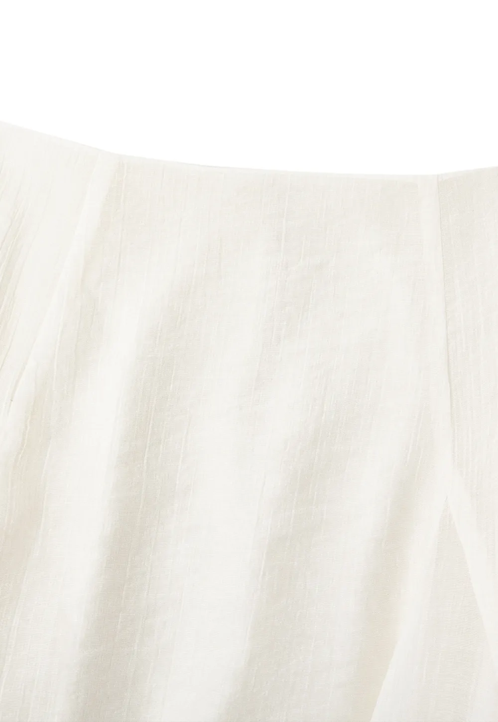 Flared Pleated Midi Skirt