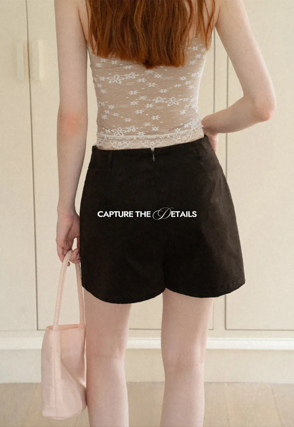 Button Front A Line Mini Skirt