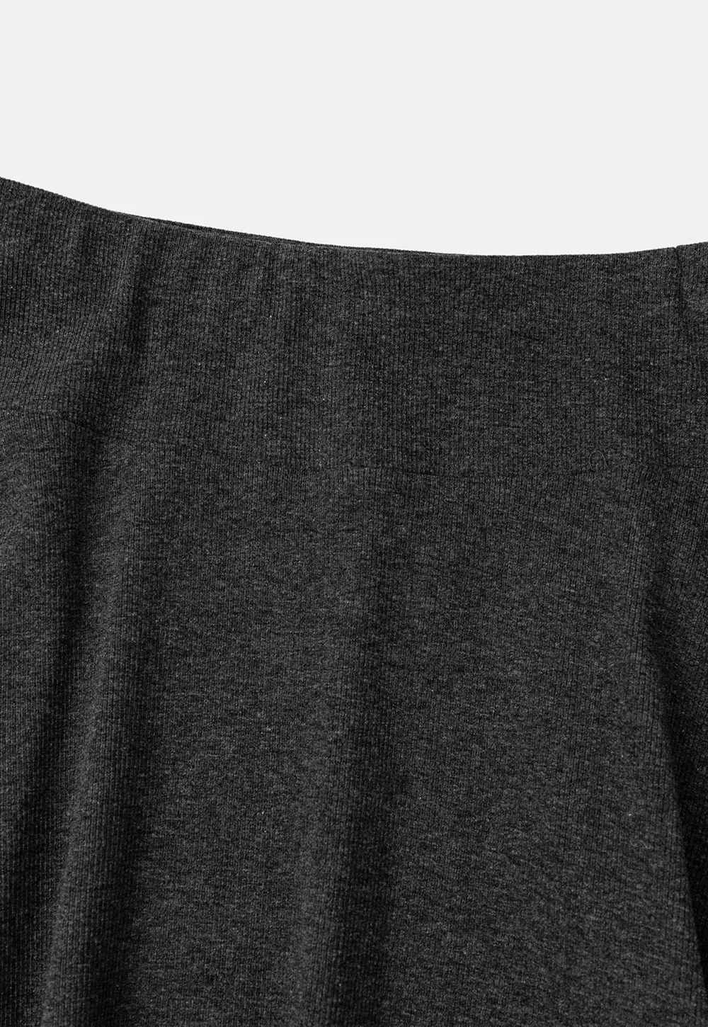 Asymmetrical Hem Lace Trim Skirt
