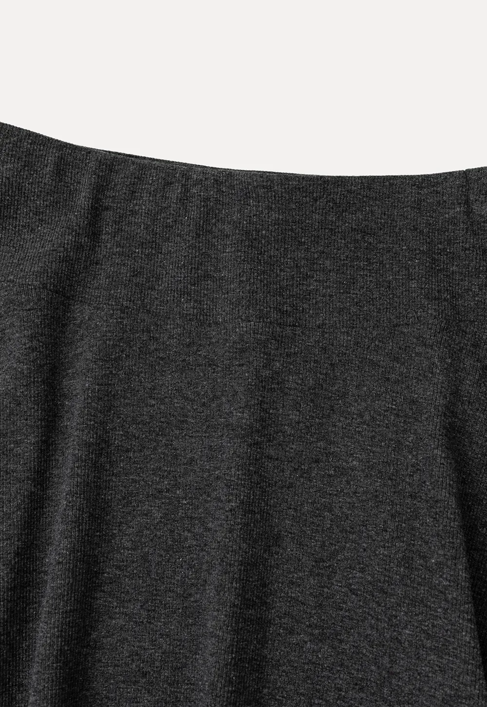 Asymmetrical Hem Lace Trim Skirt
