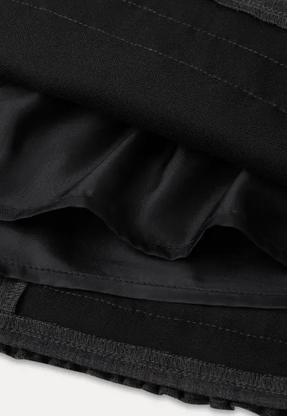 Ruffled Hem Mini Skirt