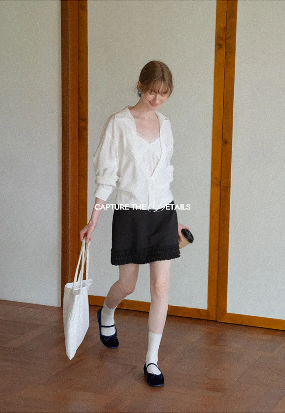 Ruffled Hem Mini Skirt