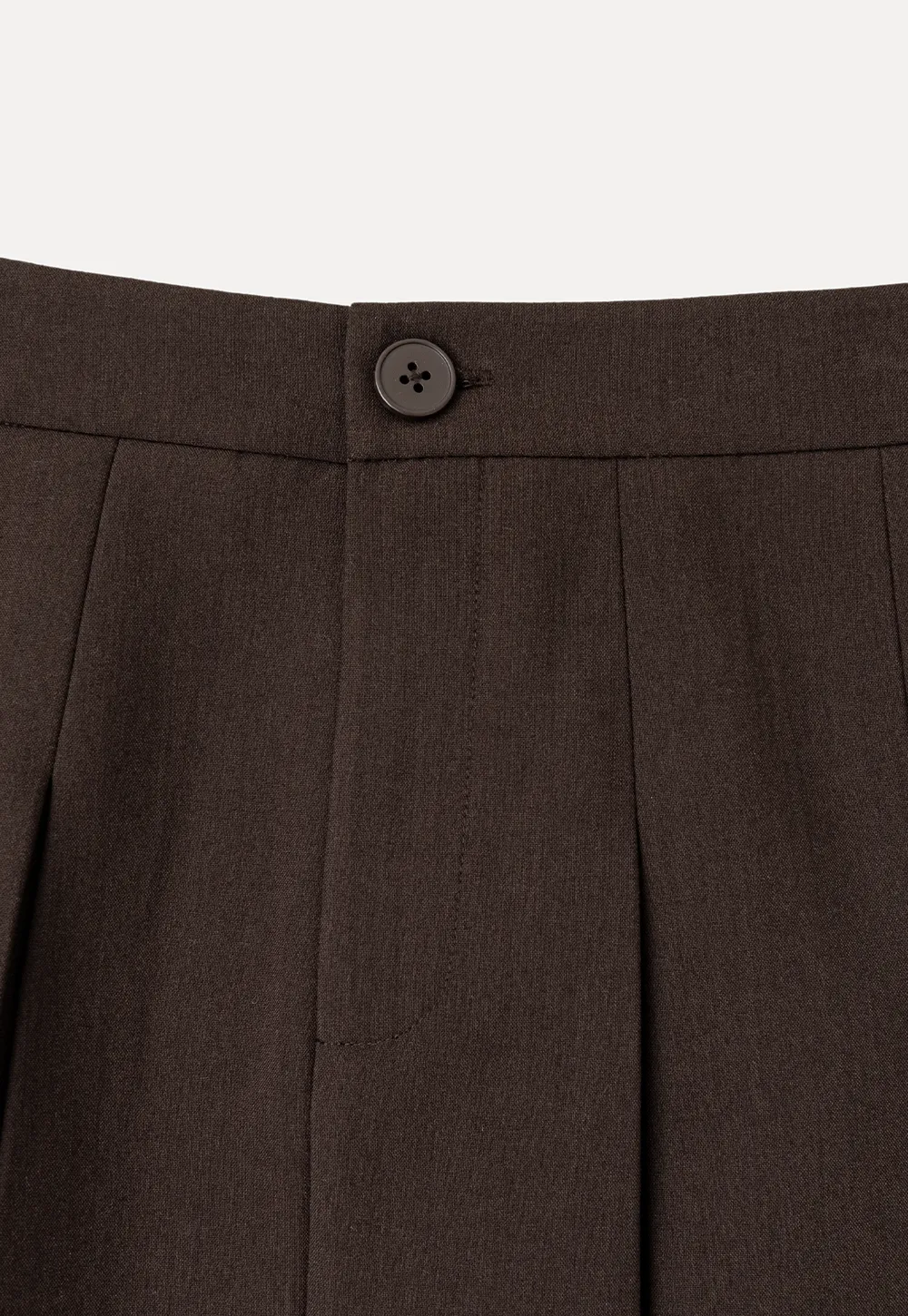 A-Line Skirt with Structured Waistband
