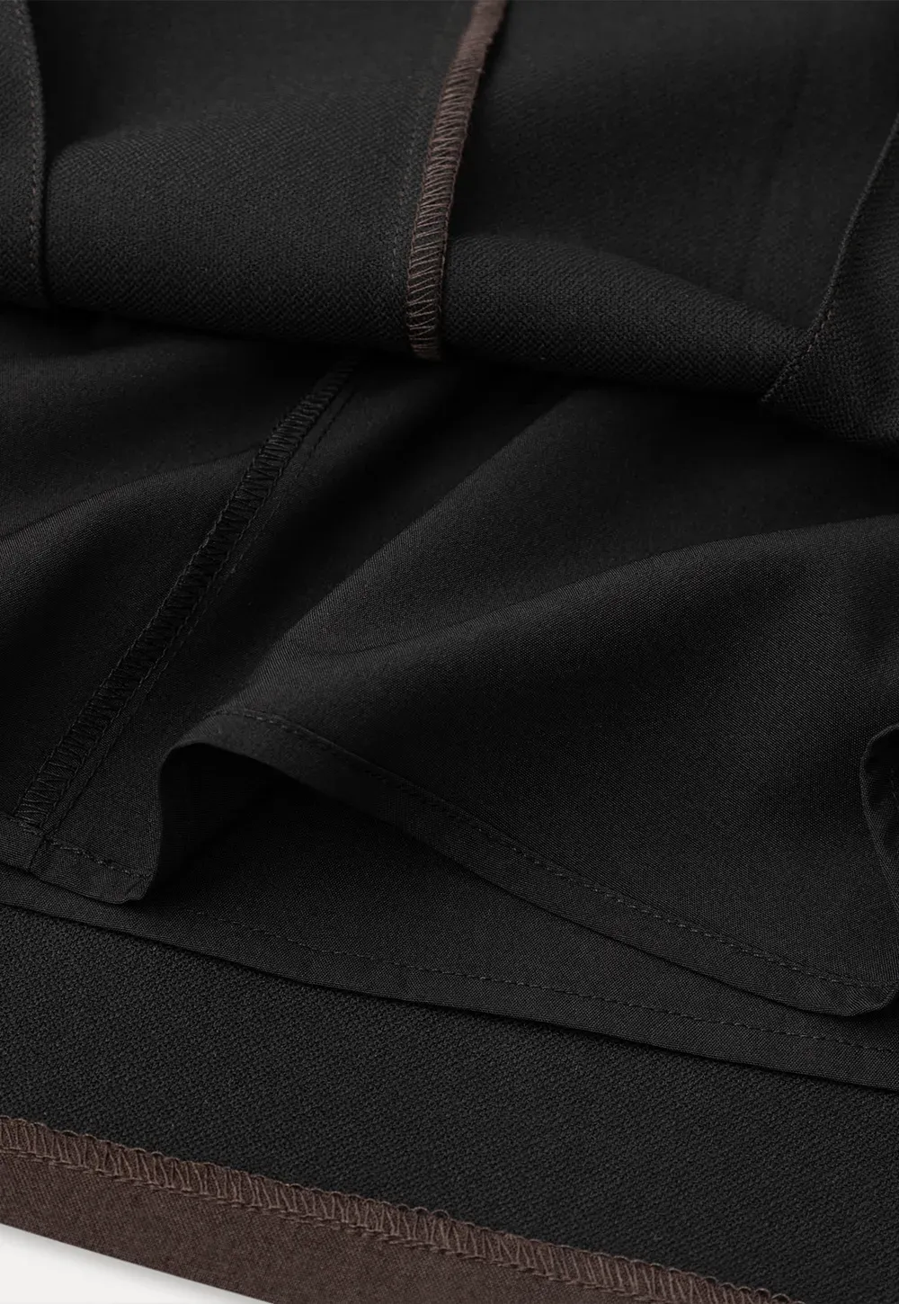 A-Line Skirt with Structured Waistband