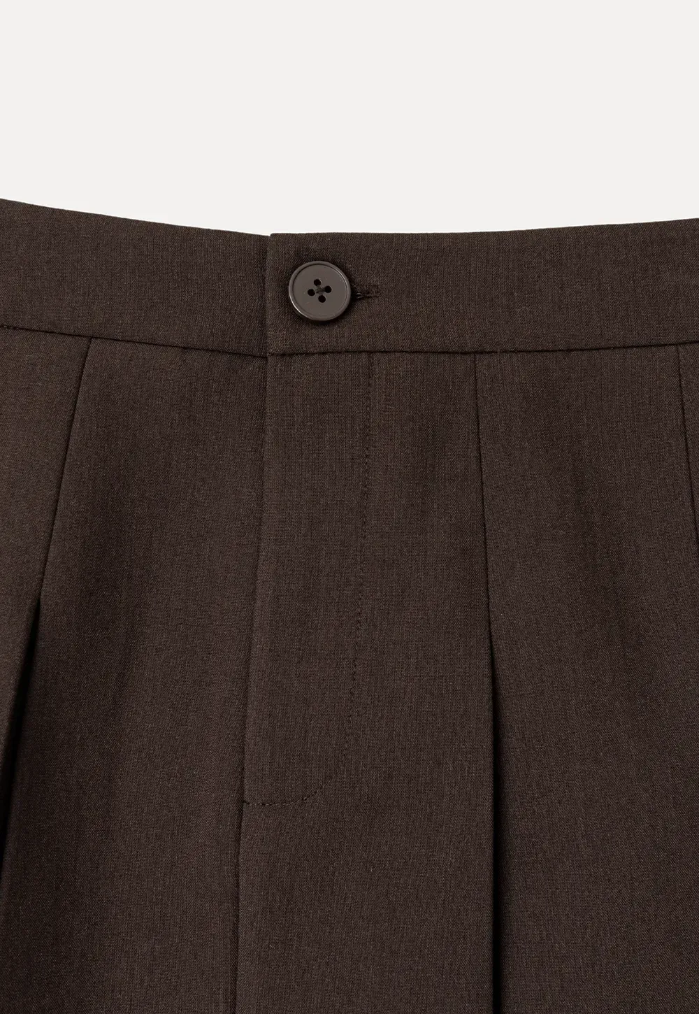 A-Line Skirt with Structured Waistband