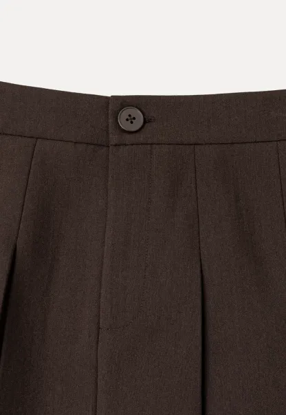 A-Line Skirt with Structured Waistband