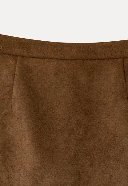 Ruffled Hem Mini Skirt