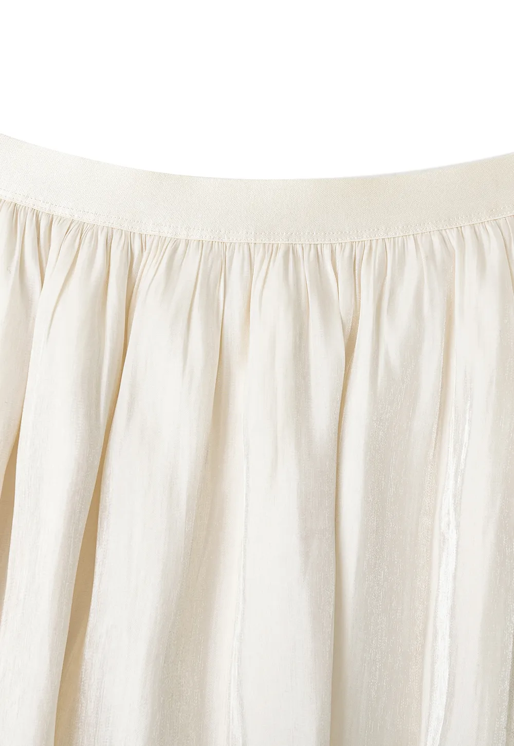 Flowing Pleated Midi Skirt